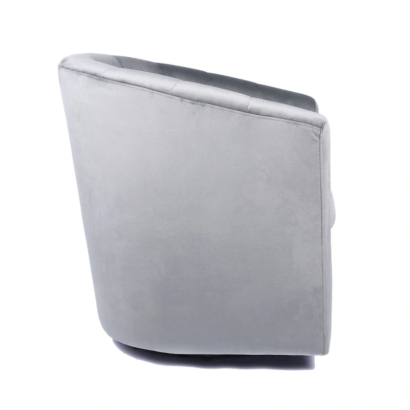 Carson Carrington Junsele Velvet Upholstery Swivel Accent Club Chair