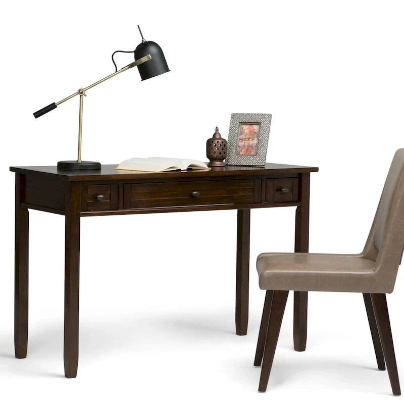 Solid wood transition style desk