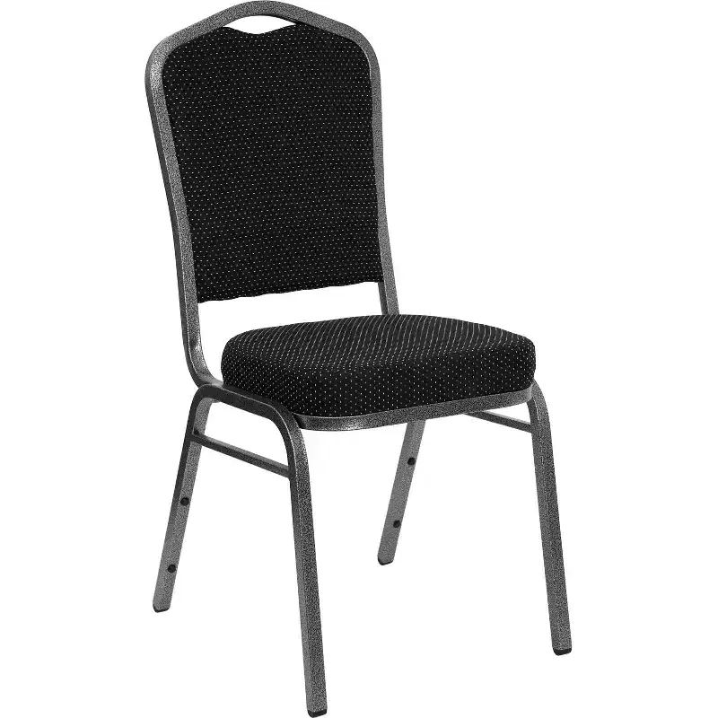 Emma and Oliver Crown Back Stacking Banquet Dining Chair