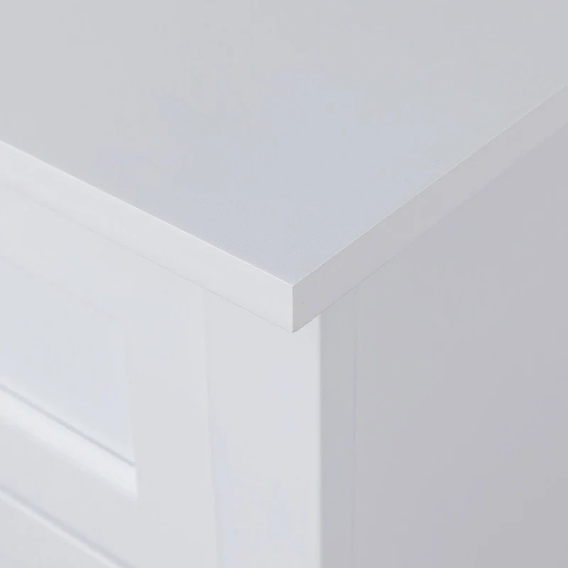 Wood spray-painted drawer dresser