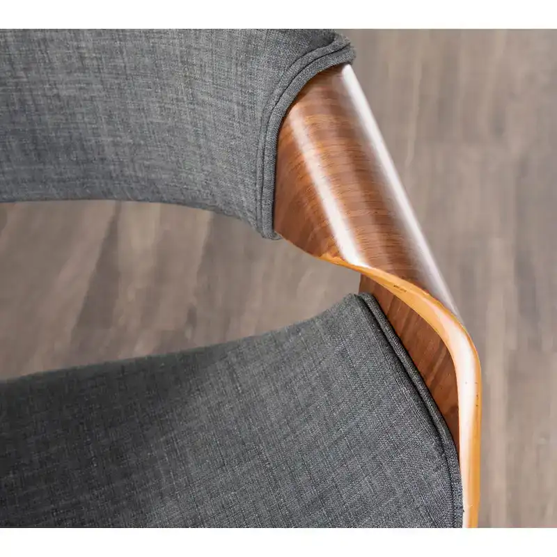 Carson Carrington Sauda 30 Fixed-Height Bar Stool with Bent Wood Legs and Round Footrest (Set of 2)