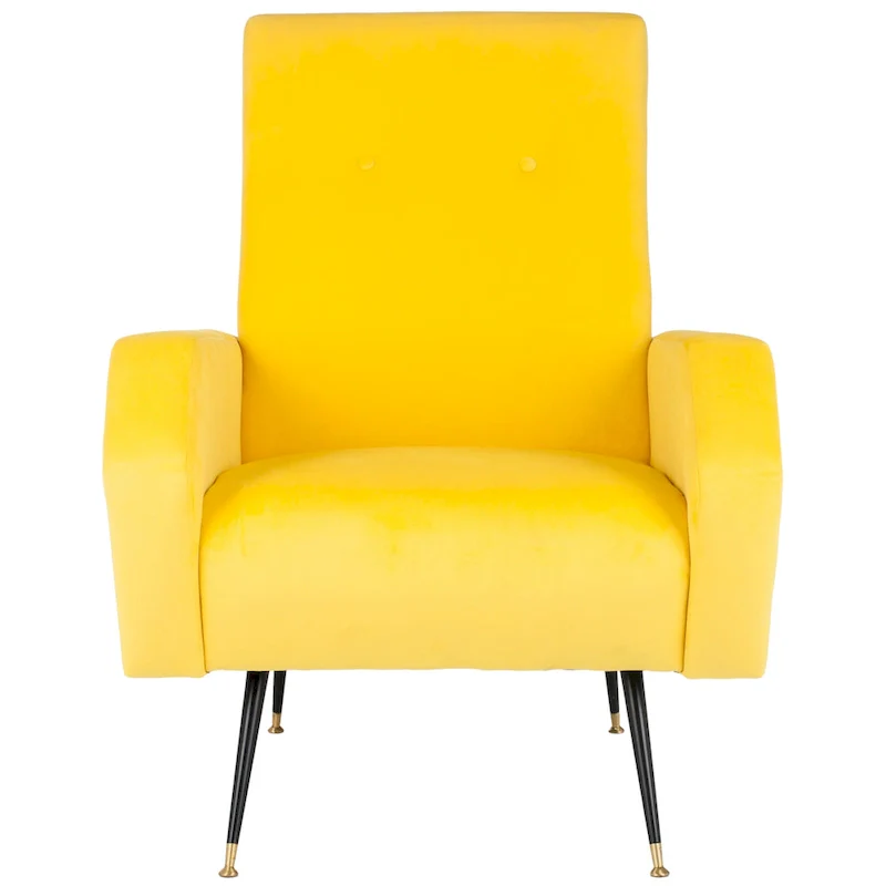 SAFAVIEH Senja Mid-Century Modern Retro Club Chair - 27.5  x 34.8  x 37  - 28Wx35Dx37H