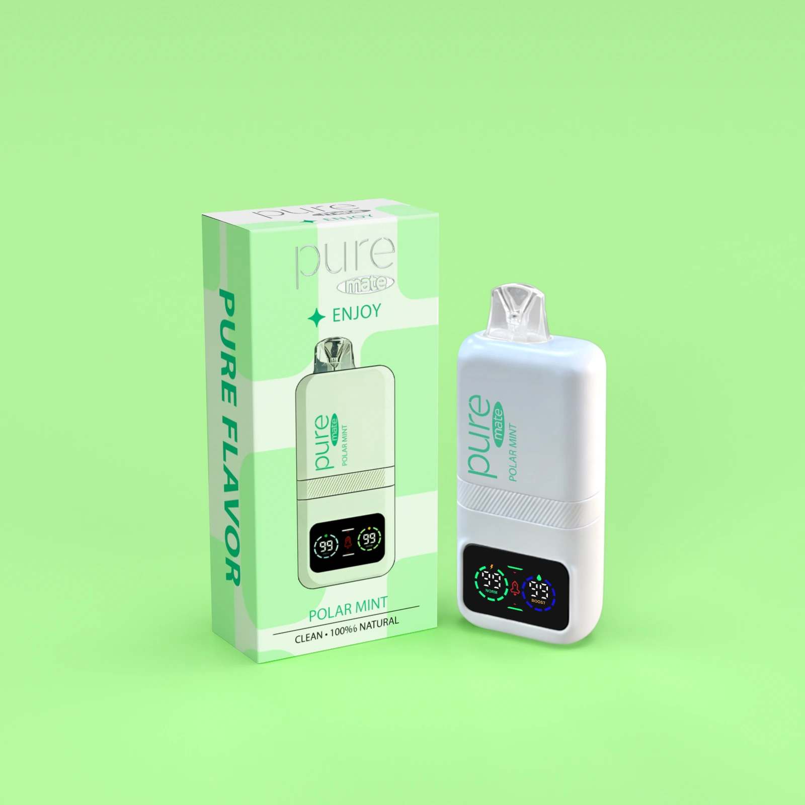 ENJOY Pure Flavor - Polar Mint | Pure Mate 10000  (Pre- order, Ship From April 8th) - pure-diffuser