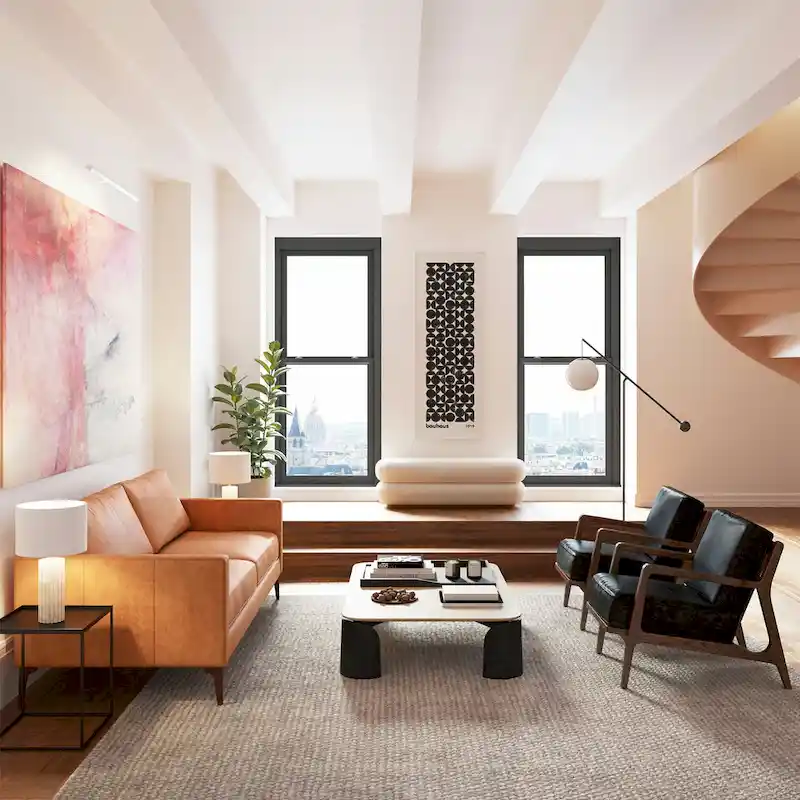 Mateo 82.5  Sofa - Full Grain Genuine Italian Leather