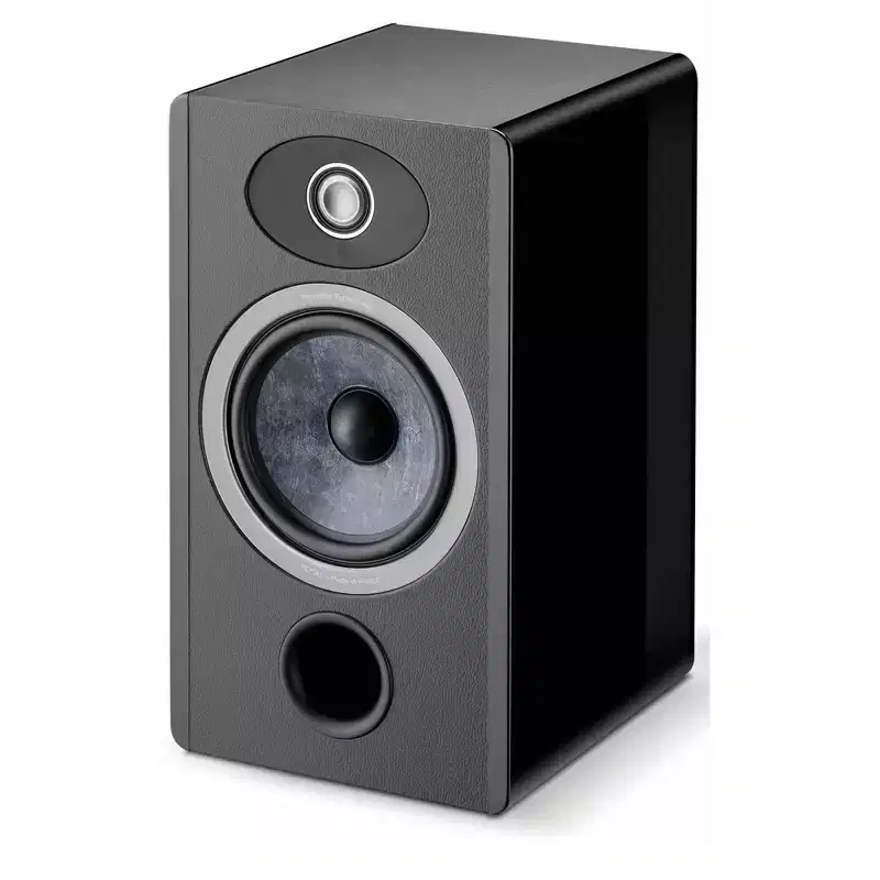 Focal Vestia N1 Bookshelves (Black) Pair And Focal Vestia Center Channel