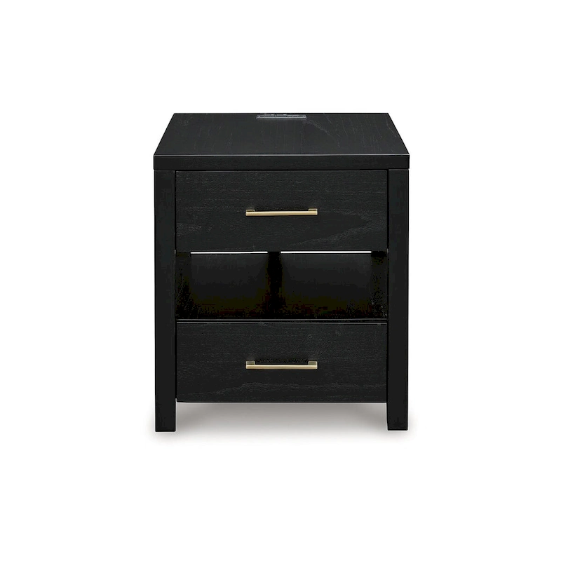 Signature Design by Ashley Winbardi Black End Table - 22W x 24D x 24H