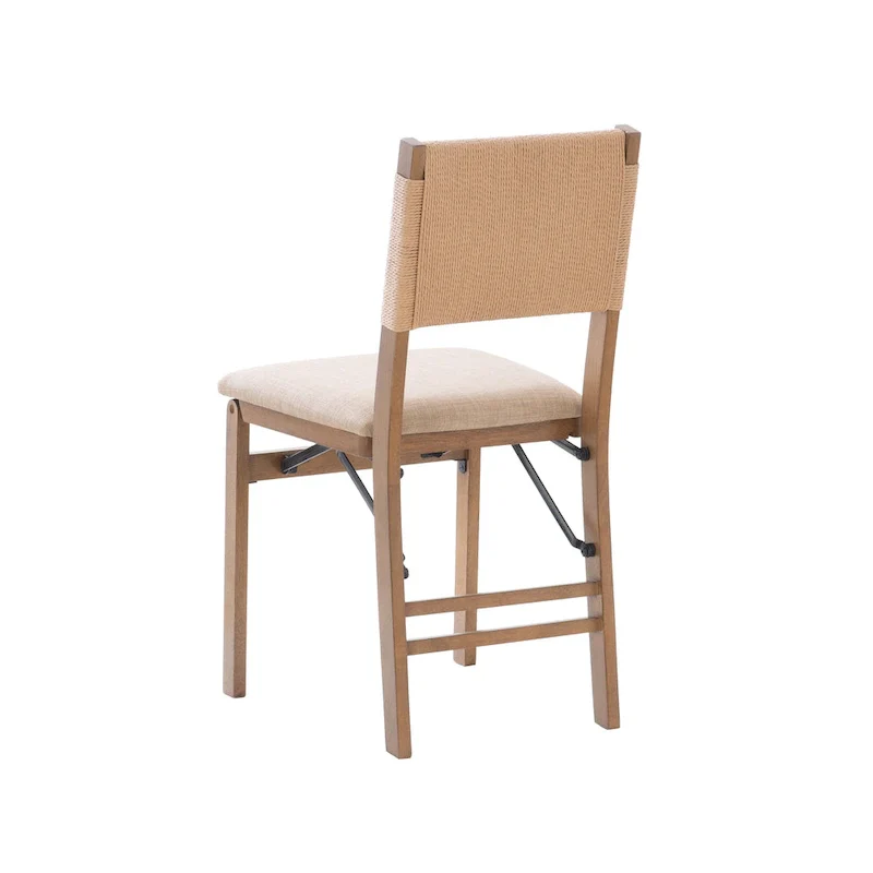 Imperial Wood Rope Folding Dining Chair (Set of 2)