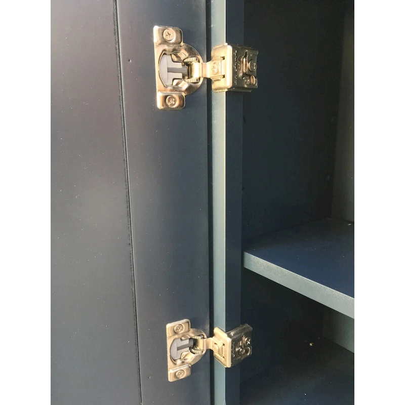 Blue Shaker Bathroom Wall Cabinet - 21x26