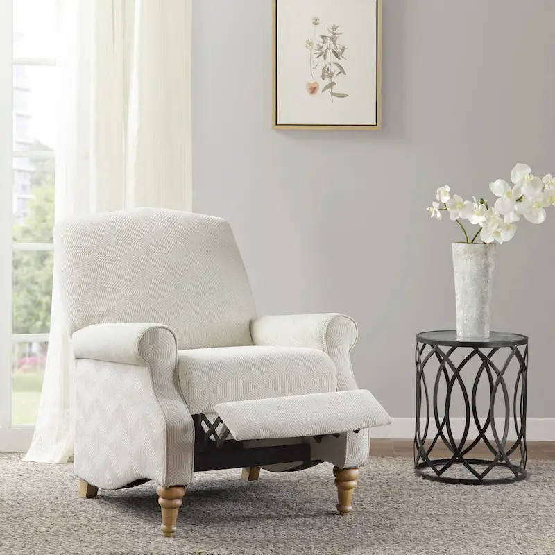 Ivory Push Back Recliner