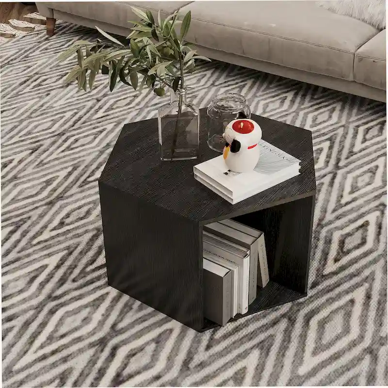 Hexagonal Coffee Table Side Table Nightstand