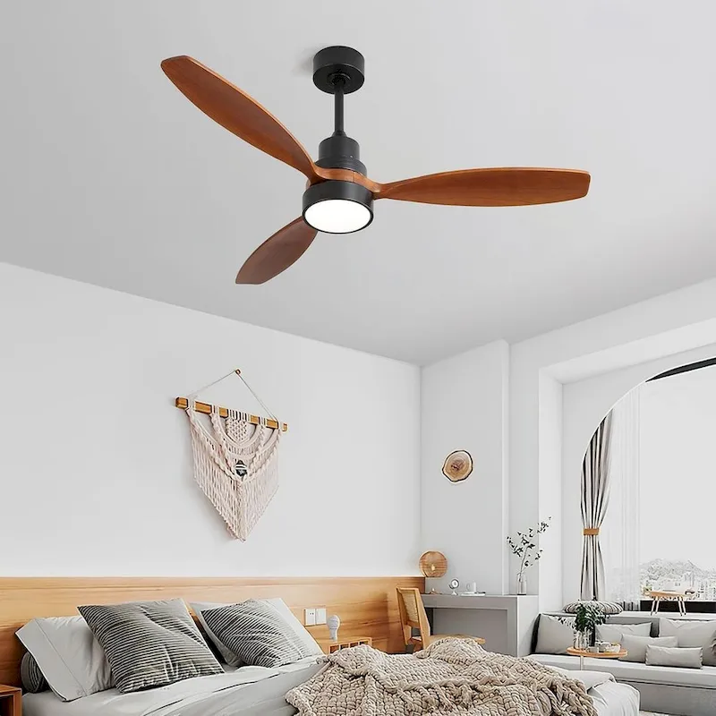 52  Low Profile Ceiling Fan with Light and Remote Control