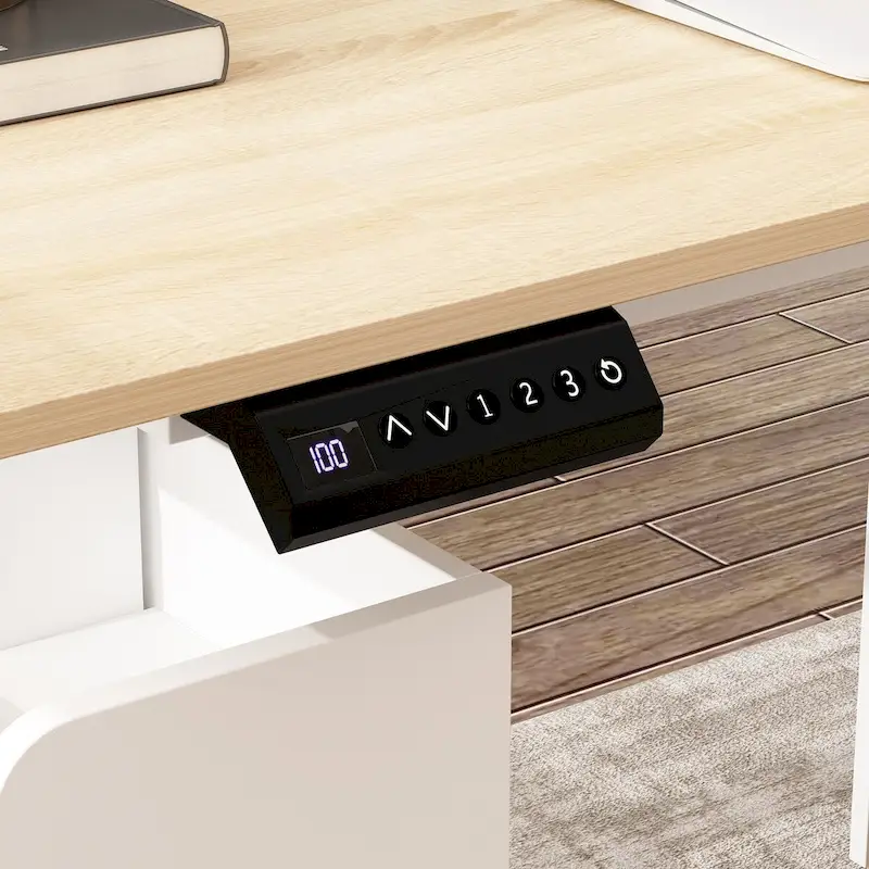 63W Versatile Standing Desk Aesthetic with Height Customization Table