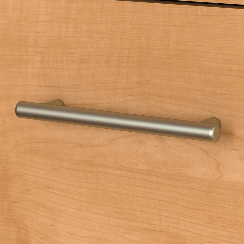 Somerset 72W L Shaped Desk with Hutch, Cabinet and Bookcase in Gray