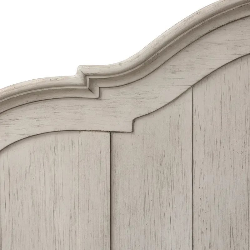 Farmhouse Reimagined Antique White Queen Poster Headboard
