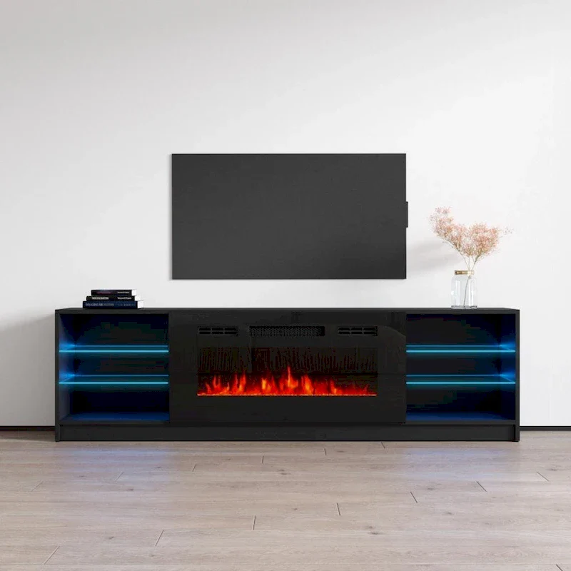 Amsden Electric Fireplace TV Stand
