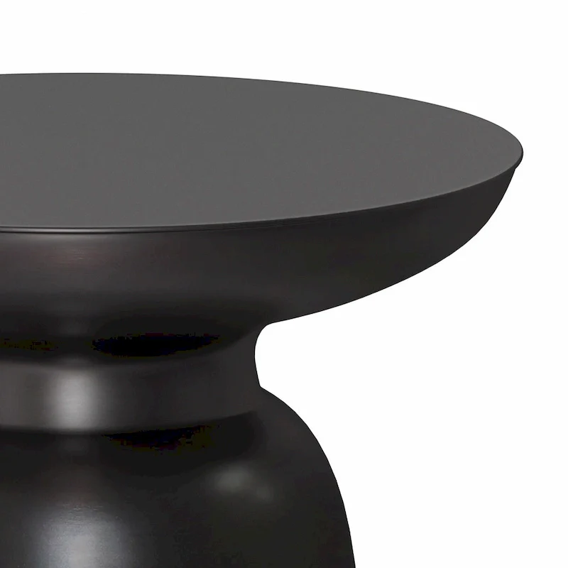 WYNDENHALL Layne Modern Industrial 16 inch Wide Metal Accent Side Table, Fully Assembled