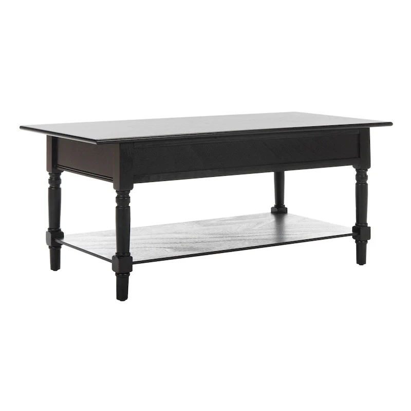 SAFAVIEH Bama Grey 2-Drawer Coffee Table - 41.7 W x 21.7 D x 18.5 H - 42Wx22Dx19H
