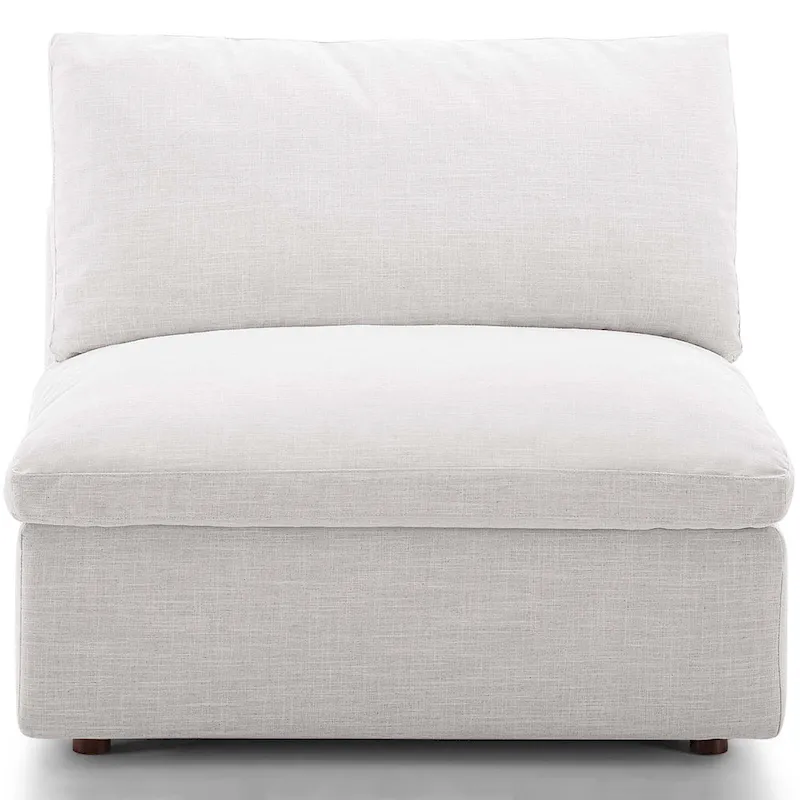 Hrazdan Down-filled Over-stuffed Armless Chair