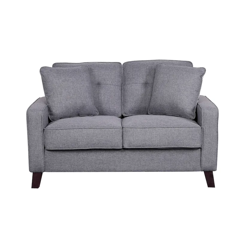 Mid-century Fabric Loveseat