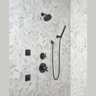 Delta Matte Black Wall Elbow for Hand Showers