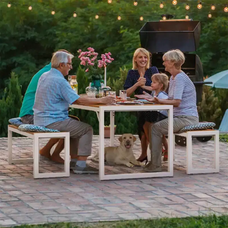 YITAHOME Patio Dining Table & Bench Set