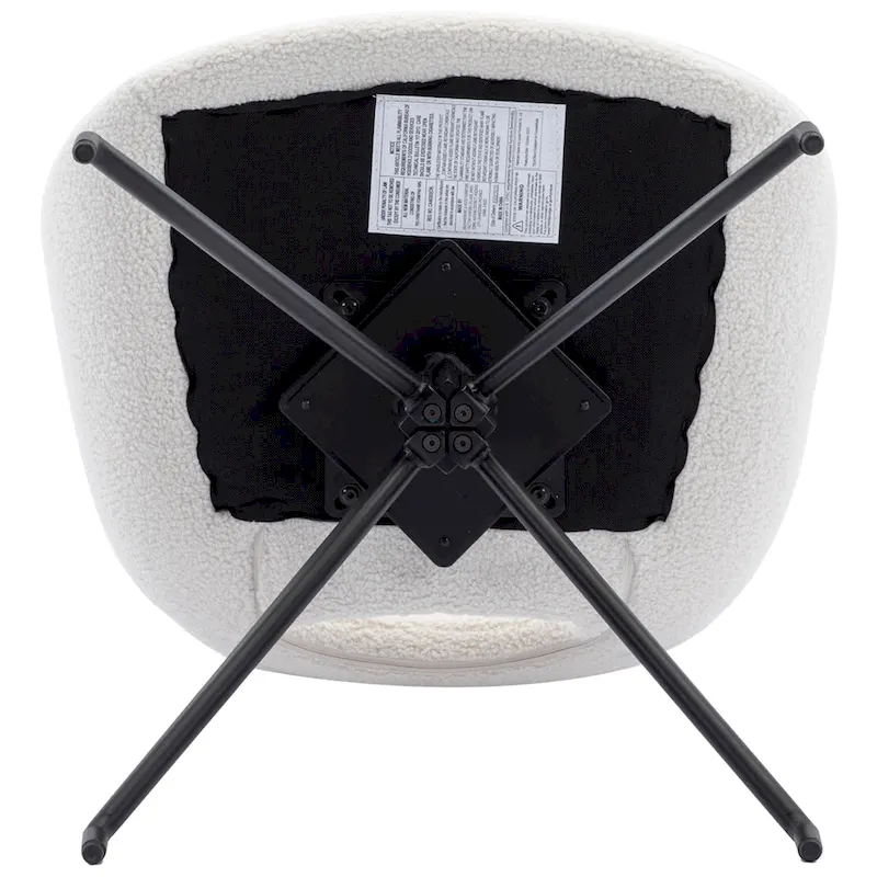 Swivel Dining Accent Chairs Set of 2 - N/A