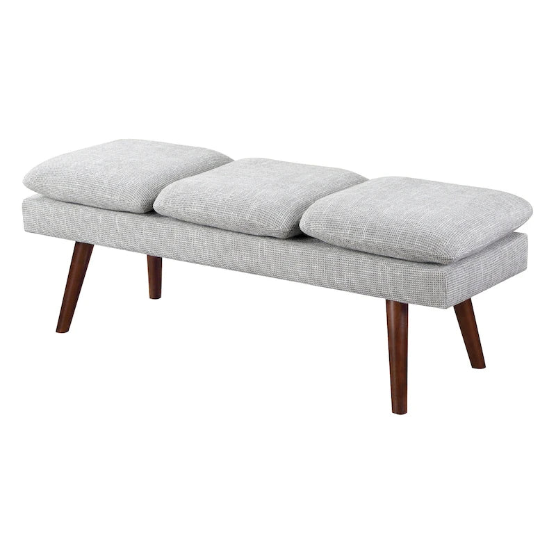 Amanda 54 Mid-Century Bench