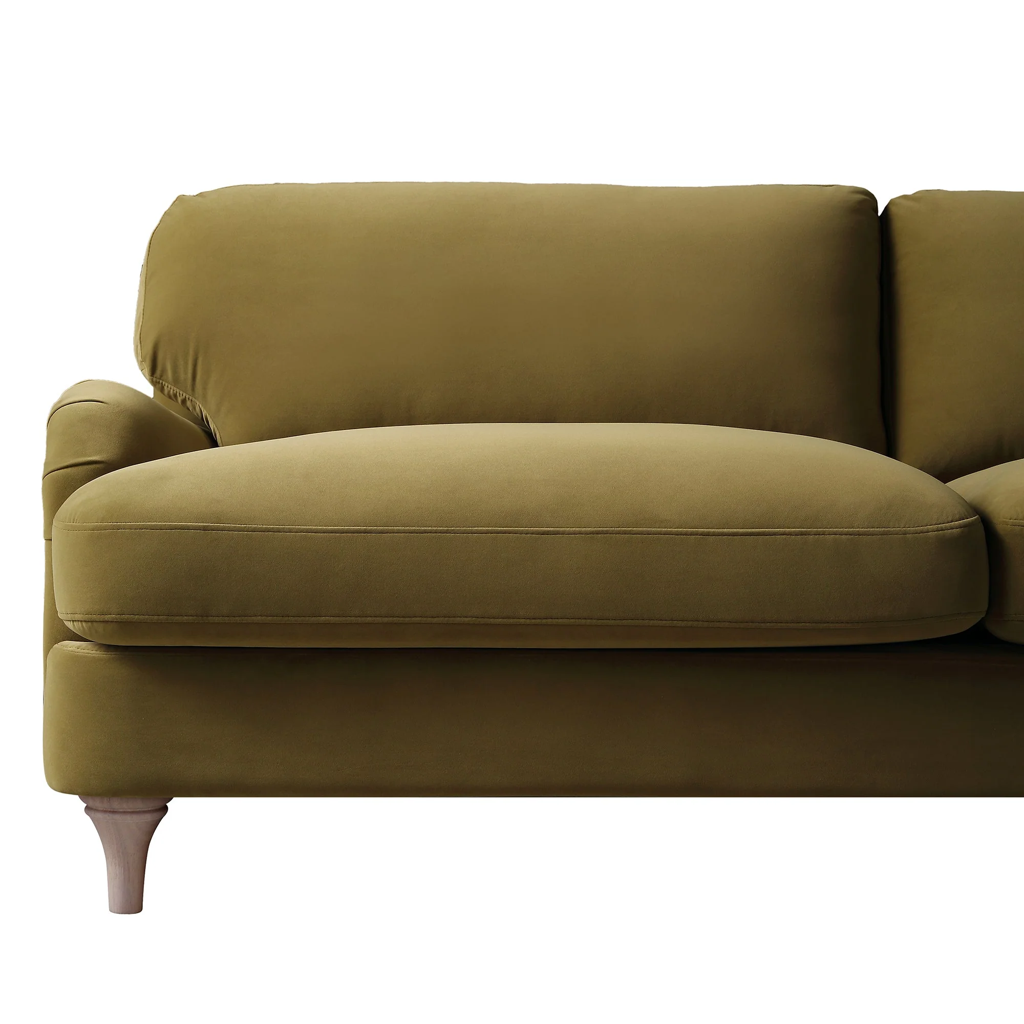 Fudge Velvet Sofa, 3-Seater