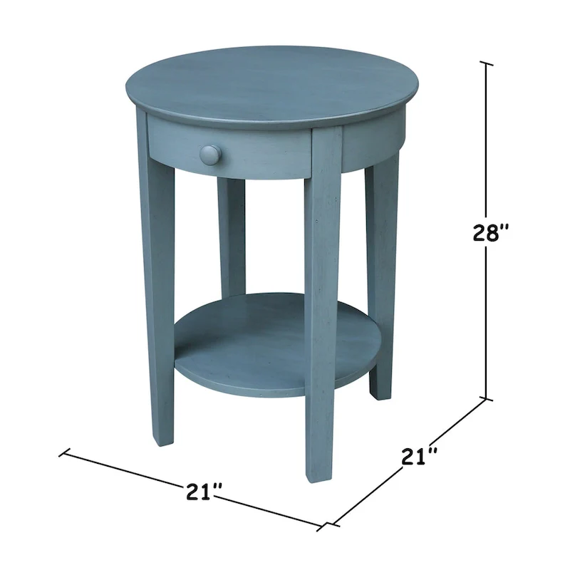 Solid Parawood Philips Accent Table