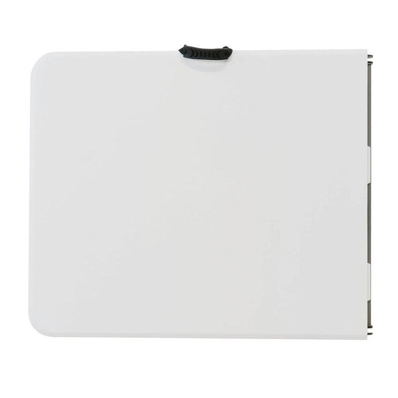 6 Foot Plastic Folding Table in White
