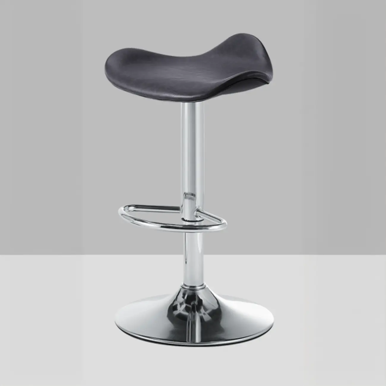 Adjustable Swivel Leather Modern Backless Bar Stools