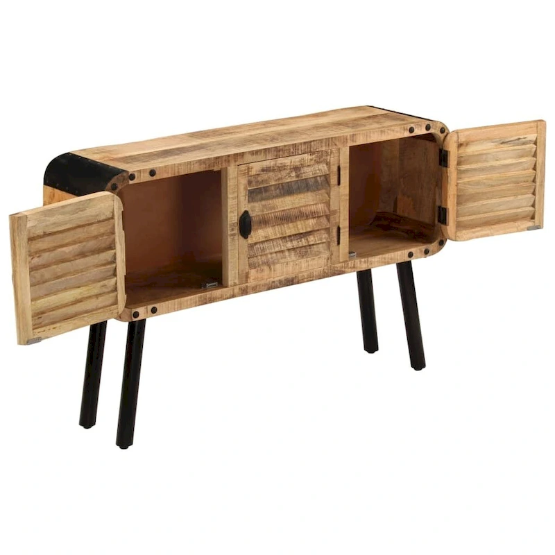 vidaXL Sideboard Solid Mango Wood 47.2 x11.8 x29.9  - 47.2 x11.8 x30
