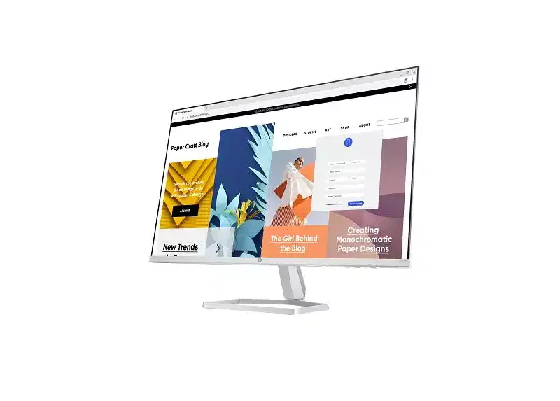 HP Series 5 27 inch FHD White Monitor - 527sw 27 FHD (1920 x 1080) 48-100 Hz