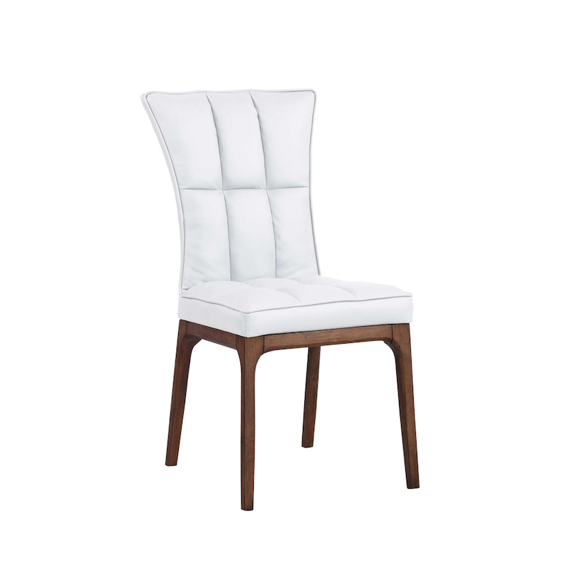 Somette Modern Tufted Side Chair with Solid Wood Frame, Set of 2
