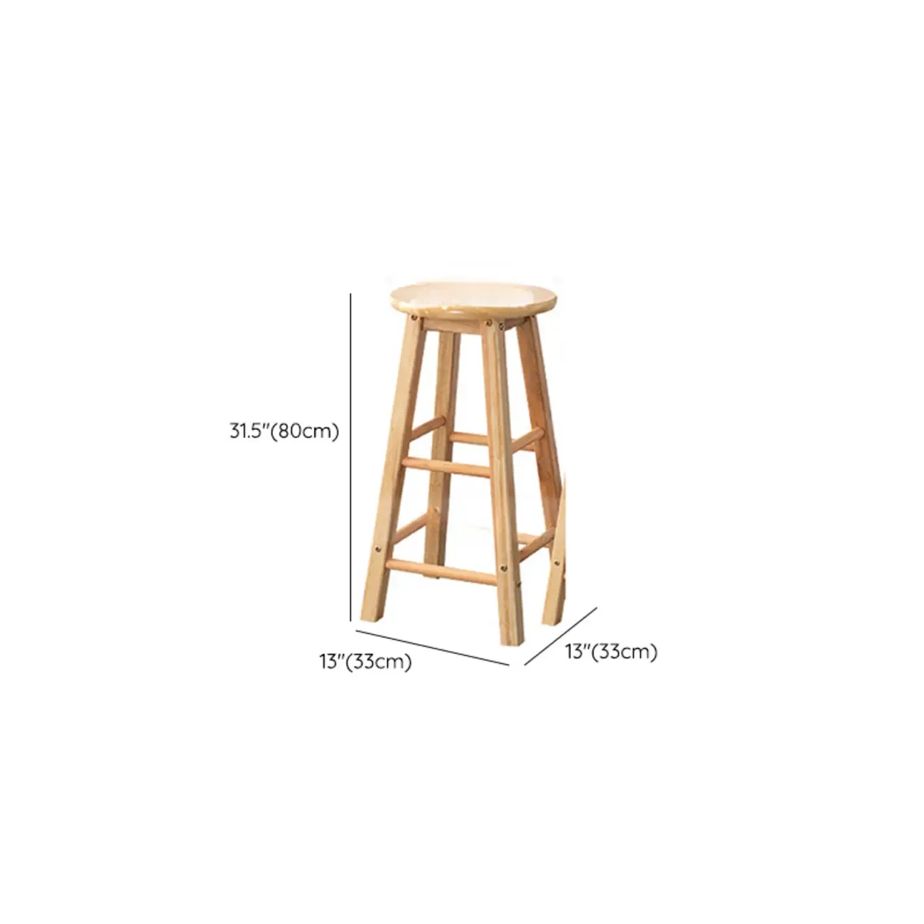 Bar Counter Height Modern Wood Bar Stools