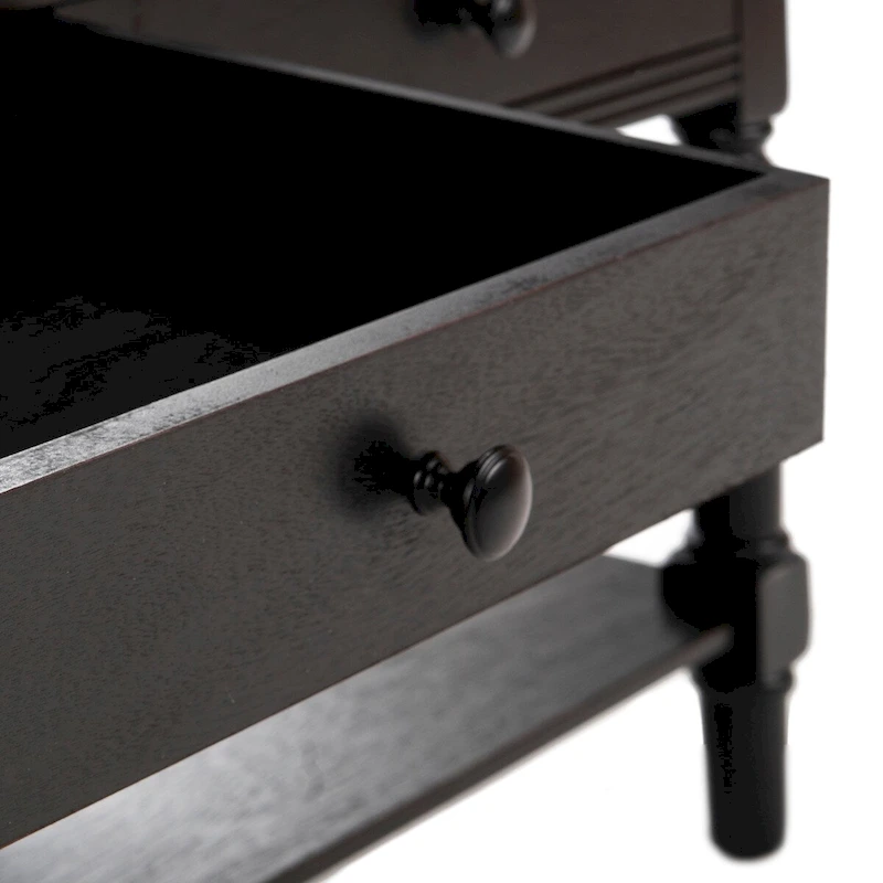 SAFAVIEH Bama Grey 2-Drawer Coffee Table - 41.7 W x 21.7 D x 18.5 H - 42Wx22Dx19H