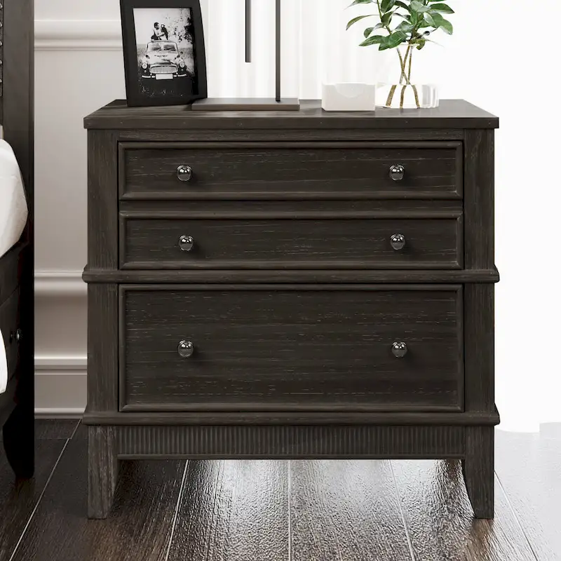 3-Drawer Nightstand