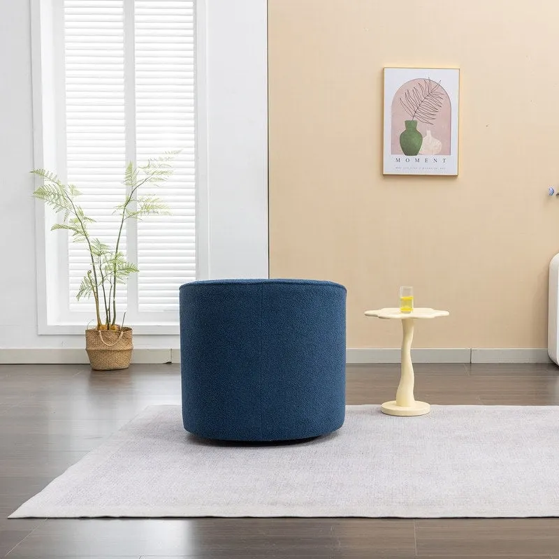 SEYNAR Modern Boucle Upholstered 360 Degree Swivel Accent Club Chair