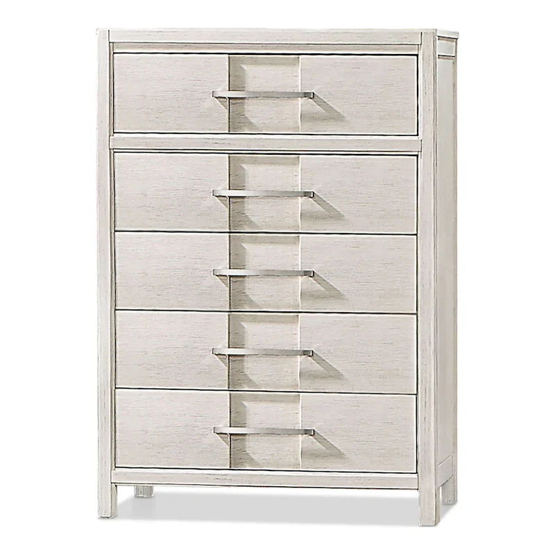 5-Drawer Chest, Transitional Style, Wood Veneer – Espresso / Grey / Light Oak / White