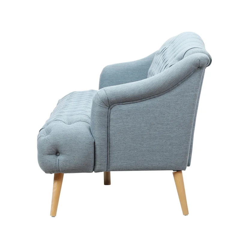 Adelia Modern 3-seat Tufted Fabric Sofa by Christopher Knight Home