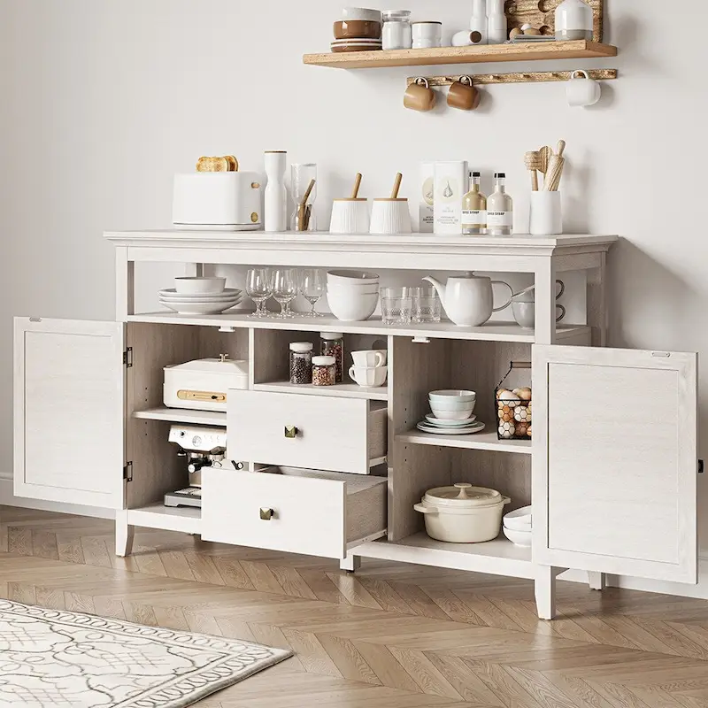 52.8  Natural Rattan Bar Cabinet