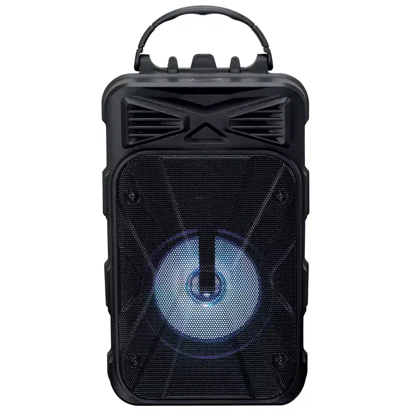iLive Tailgate Party Karaoke Speaker Speaker with Microphone and Carry Handle, ISB202B