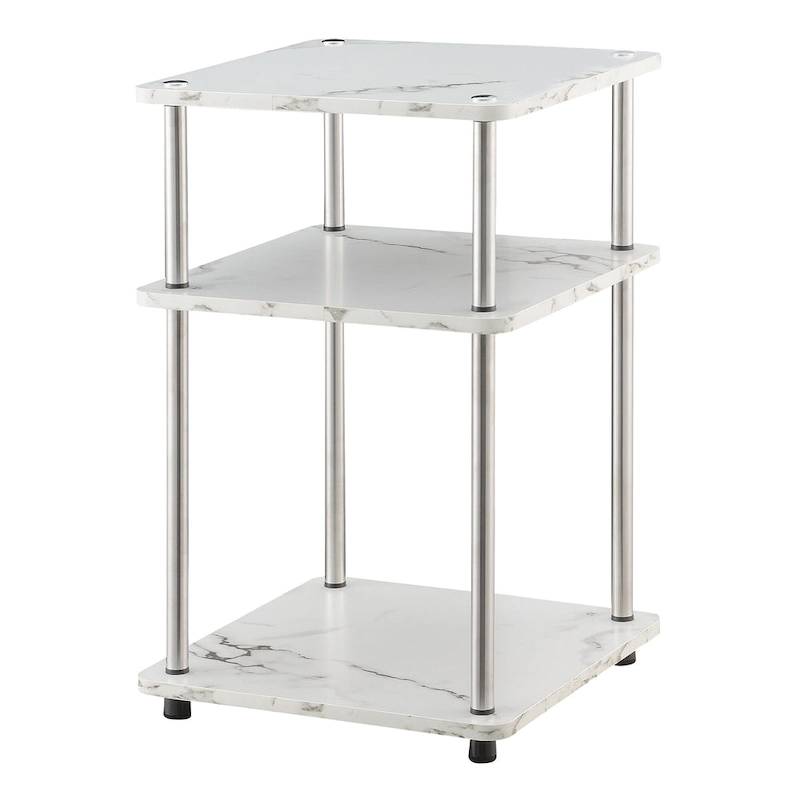 Convenience Concepts Designs2Go No Tools 3 Tier End Table