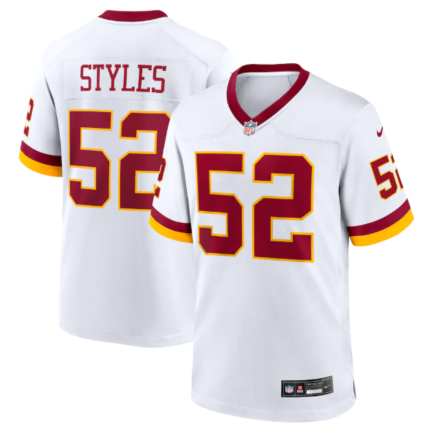 Washington Commanders Sonny Styles White Super Bowl Era Jersey