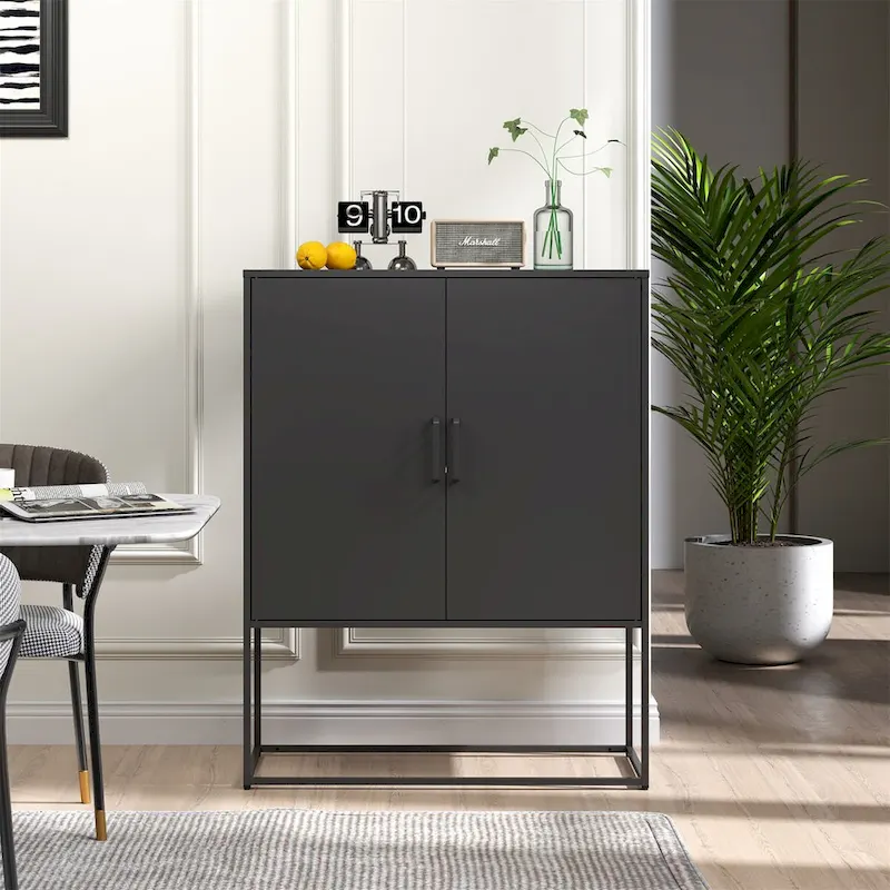 Heavy Duty Metal Buffet Sideboard