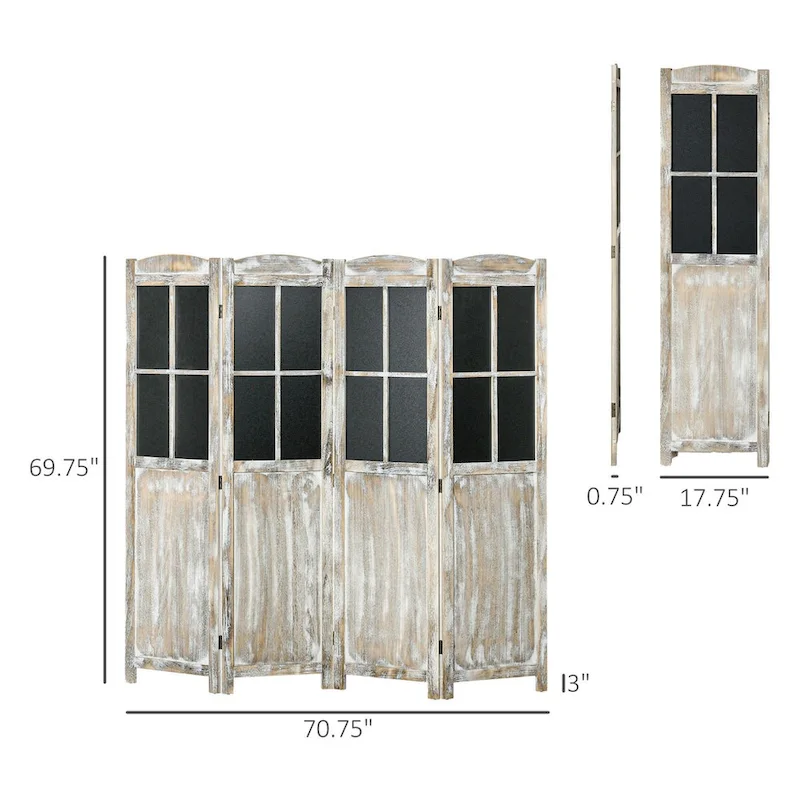 4 Panel Room Divider