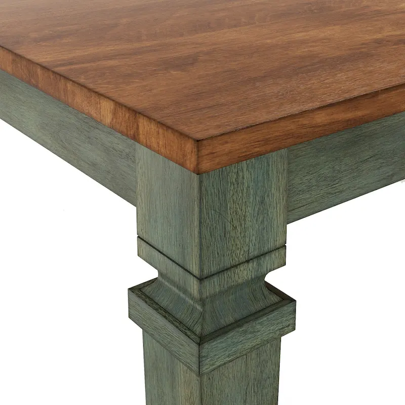 Elena Solid Wood Extendable Dining Table - Classic Style