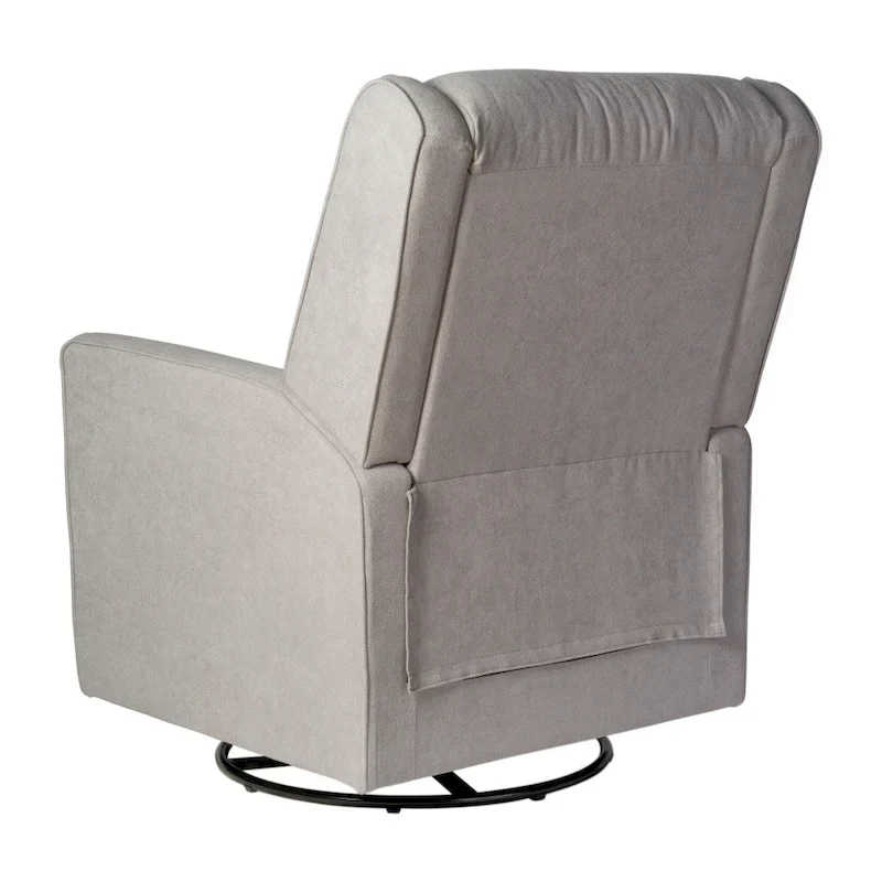 Manual Rocking Recliner Chair with Swivel and Gliding Motion