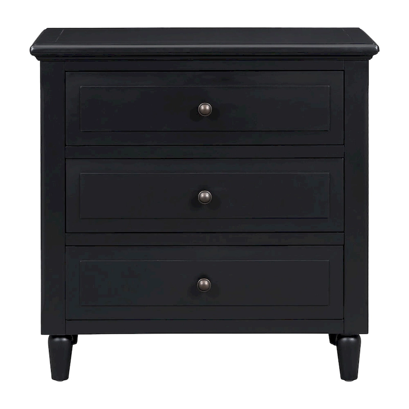 3-Drawer Wood Cabinet