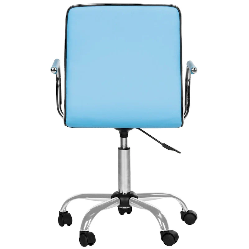 SAFAVIEH Kendra White Adjustable Height Office Desk Chair - 22.4  x 19.9  x 35.9  - 22.4  x 19.9  x 35.9  - 22Wx23Dx40H
